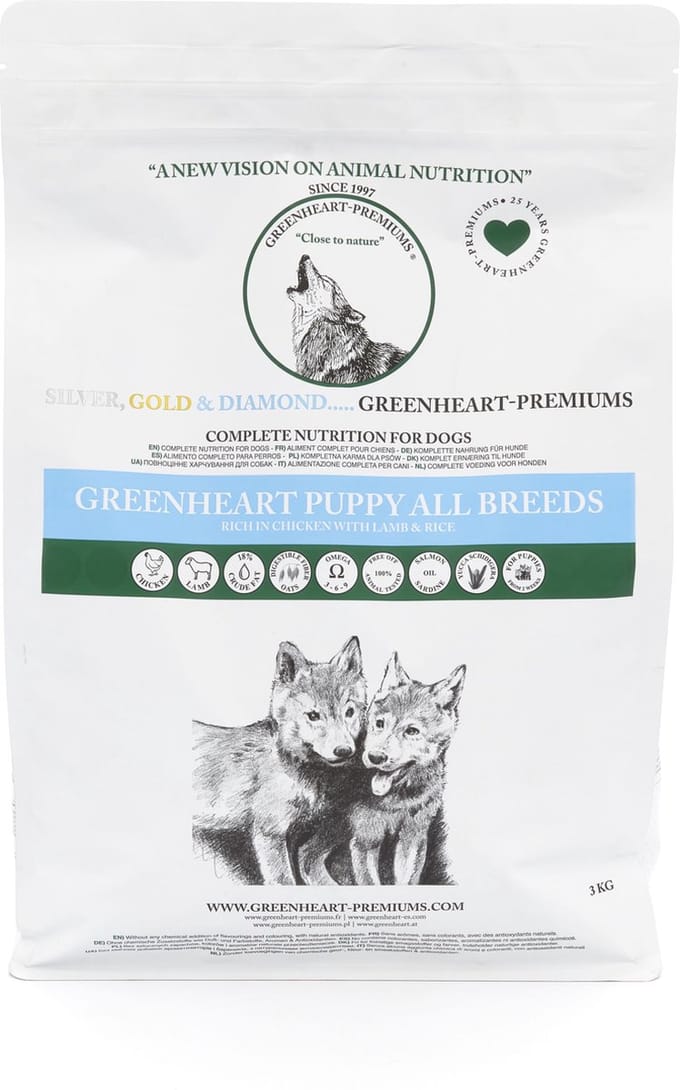 Greenheart hondenvoer Puppy All Breeds 500 gr