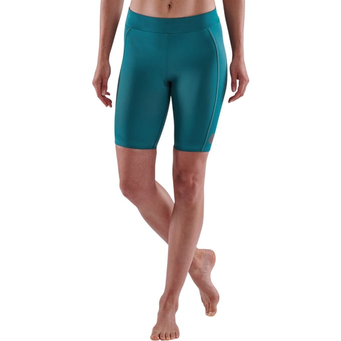Skins Dames Serie-3 Compressie Shorts (Teal Blauw)