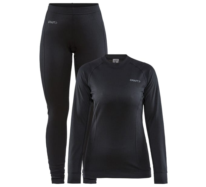 Craft - Maat XXL - Core Dry Baselayer Thermoset Dames - Zwart