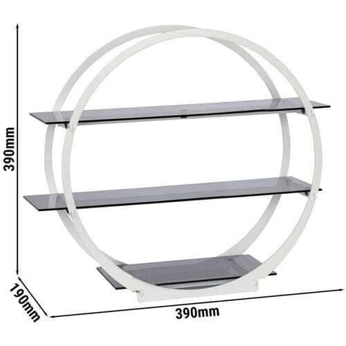 GGM Gastro Etagerie / Buffetständer - Ø 390mm - Weiß Wit