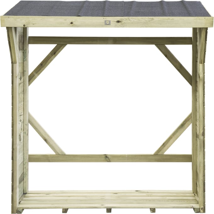 Houtberging haardhoutberging haardhout 180x74x174cm