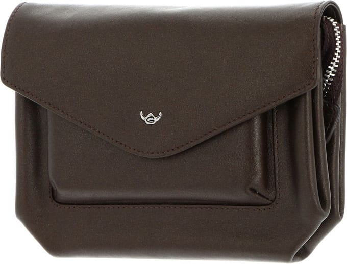 Golden Head Leren clutch portemonnee Valencia RFID Protect Börsentäschchen 2850 Bronze donkerbruin