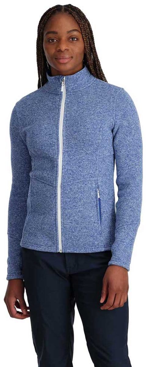 Spyder Soar Fleece Met Volledige Rits Blauw S Vrouw