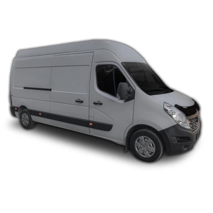 Motorkapspoiler - SCOUTT - Renault Master 2014-2019 - ABS - Eenvoudige installatie - Zwart zwart