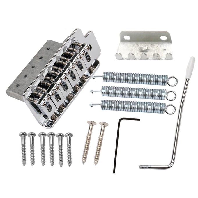 Elektrische gitaar Swing Tremolo Bridge ST Tremolo-systeem zilver