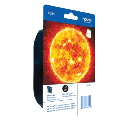 Inktcartridge Brother LC-980BKBP zwart