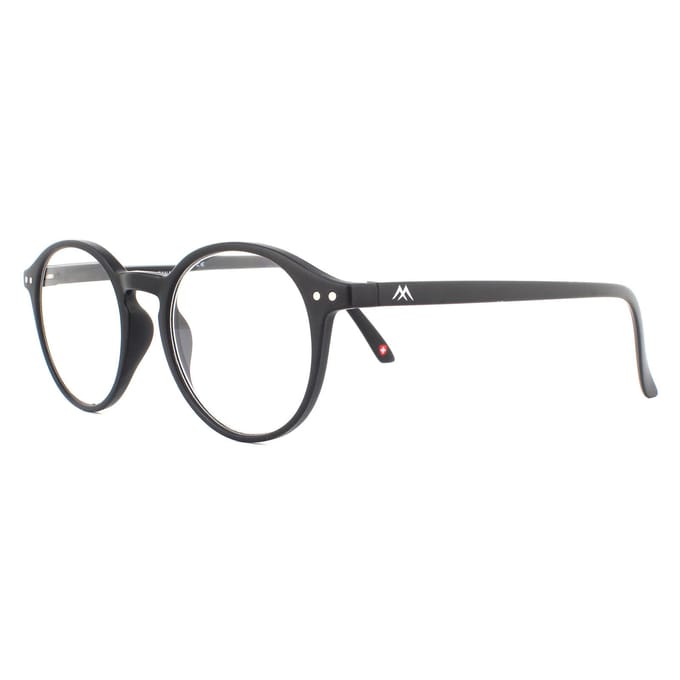 Montana Leesbril MR65 MATTE BLACK MANNEN VROUWEN +2.50