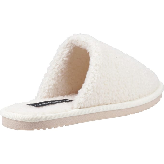 Hush Puppies Joanna Textiel Dames Crème Slippers