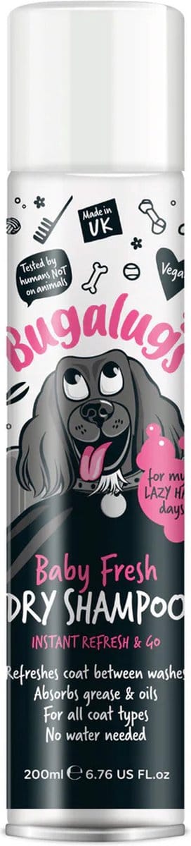 Bugalugs - Droogshampoo Baby Fresh - Alle vachttypes - Vegan - 200 ml