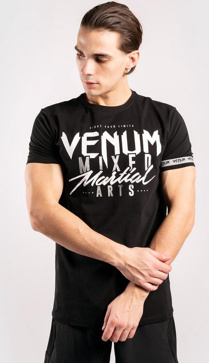 Venum MMA Classic 2.0 T-shirt Zwart Zilver - M