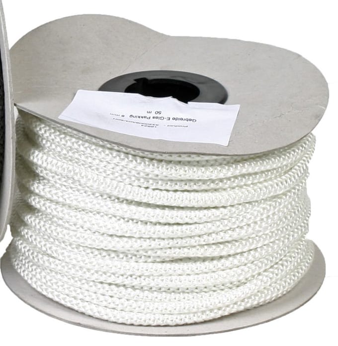 Kachelkoord ø 10 mm x 5mtr WIT kachelkoord rond