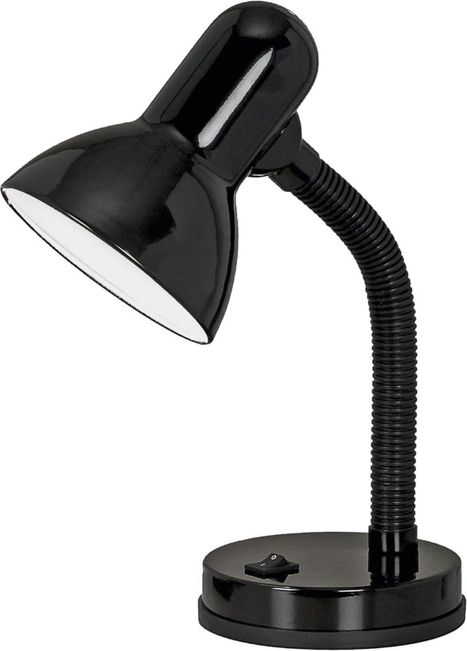 EGLO Basic Tafellamp/Bureaulamp - E27(excl) - 30 cm - Zwart