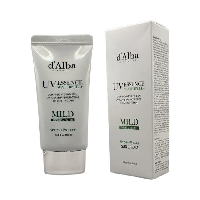 dAlba Waterfull Crème Solaire Douce SPF50+ PA++++ – 50ml