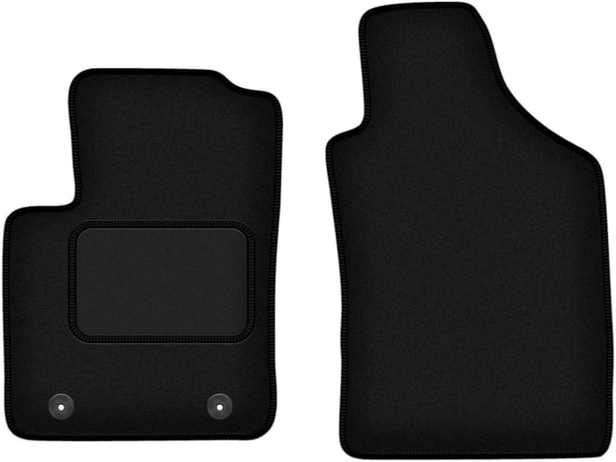 Voormatten zwart voor: Ford Ka MK2 FL hatchback (2012-2018)