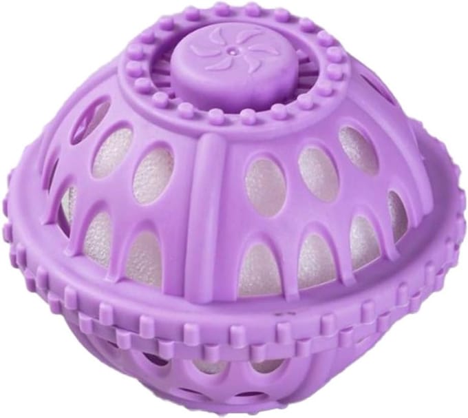 Haarverwijderaar Wasgoed - Pluisvanger Wasmachine - Kleding Reinigen - Herbruikbaar Hulpmiddel - 8.5 x 7 cm - Paars