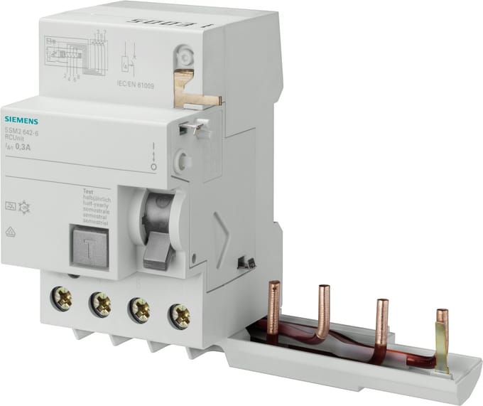 Siemens 5SM23436 5SM2343-6 Aardlekschakelaar A 40 A 0.03 A 400 V