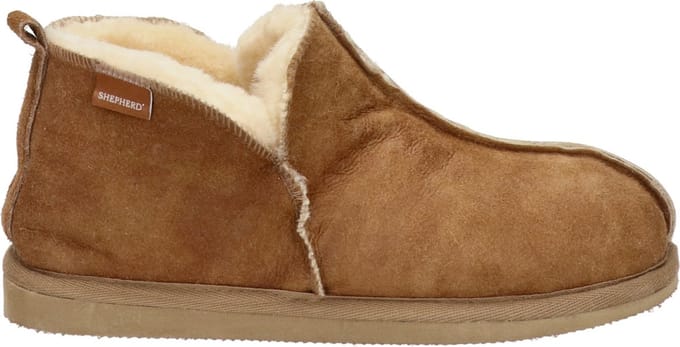 Shepherd Anton Heren Pantoffels - Cognac - Maat 46