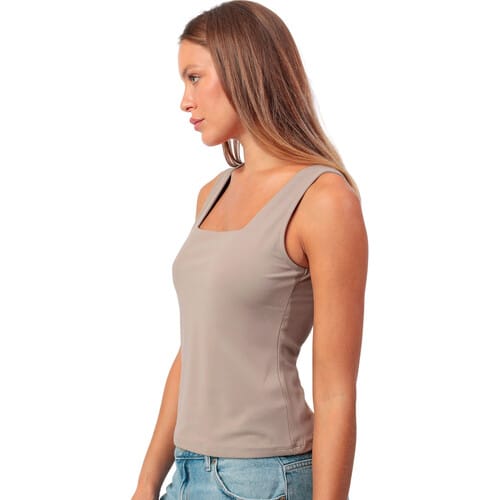 Top Admas Tanktop met vierkante hals Cuadrado