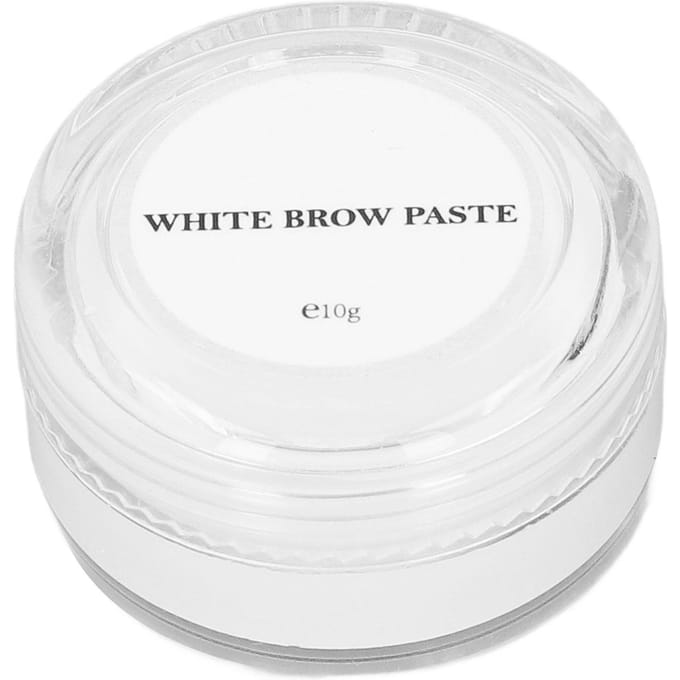 Pâte Blanche de Cartographie pour Sourcils 10g Pâte de Cartographie pour Sourcils Lavable pour Sourcils de Maquillage Permanent white