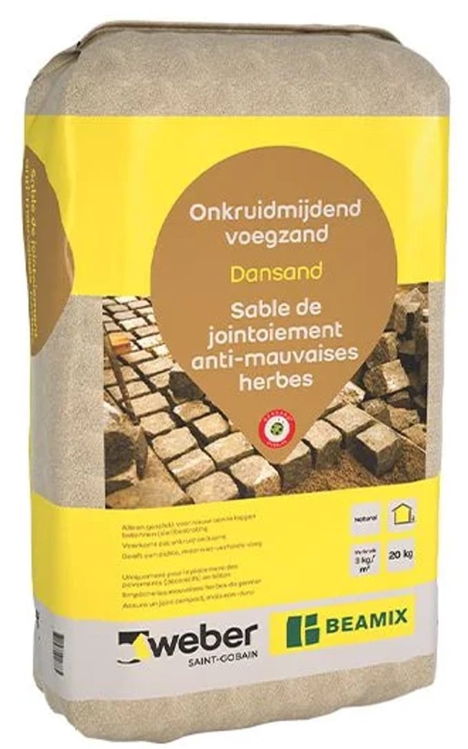 Weber Onkruidmijdend Voegzand (dansand) naturel 20kg