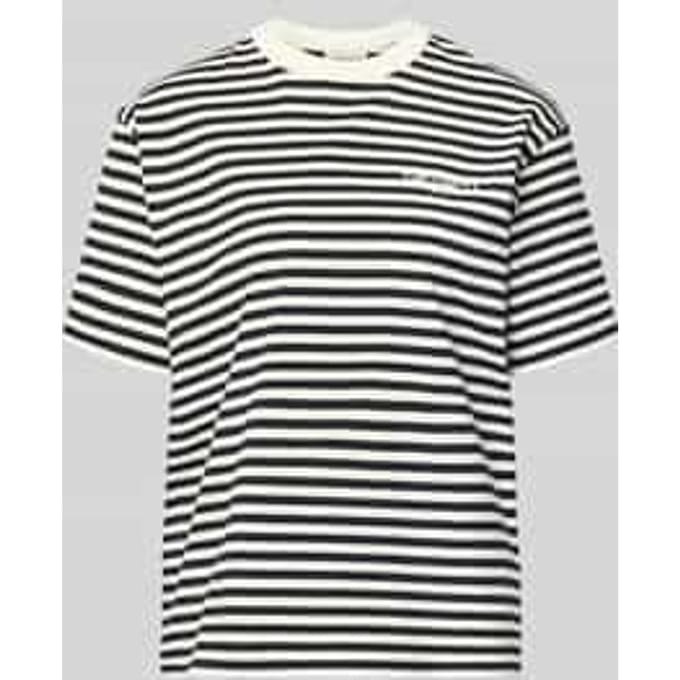 T-shirt met labelstitching