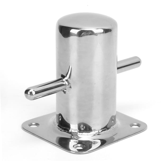 316 Roestvrij Staal Enkele Meertuimelaar Heavy Duty Kruisklamp Kikkert Marine Hardware 90mm/3.5in white