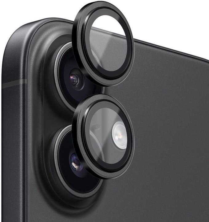 Solidenz Camera Lens Protector - Geschikt voor Apple iPhone 17 - Zwart