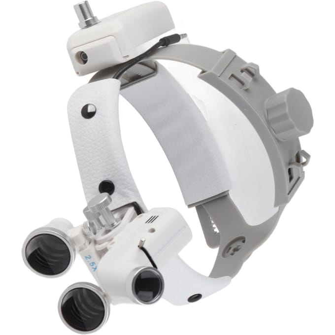 2.5X Verlichte Hoofdmontage Vergrootbril Pas Helderheid Aan Hoofdmontage Vergrootglas met Licht voor Tandheelkunde US Plug