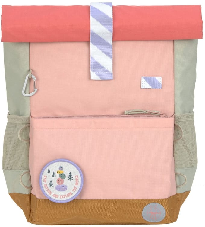 Lässig rugzak voor kinderen Medium Rolltop Backpack - Sunny Explorer Rose / Pink