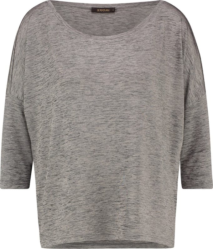 Supertrash - Top - Blouse Dames - Shirt - Off Shoulder - Grijs - XS