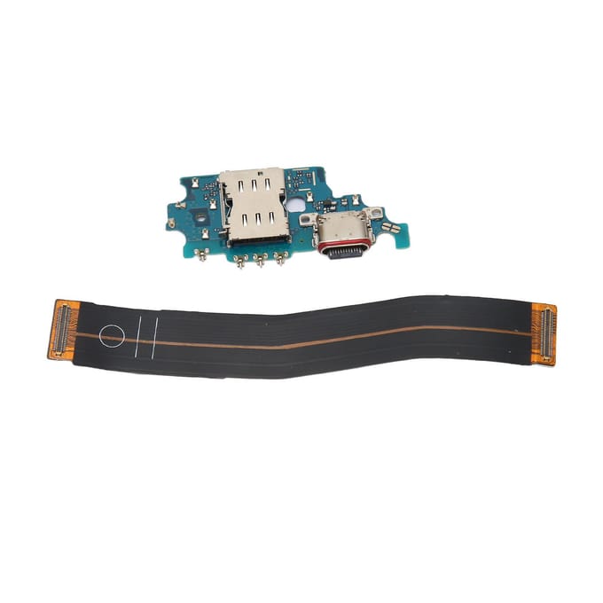 Dockconnector voor Samsung Galaxy S21 Plus G996B EU-versie USB C Telefoon Oplaadpoort Flexkabel black