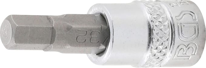 BGS Dopsleutelbit 1/4 INBUS 7/32