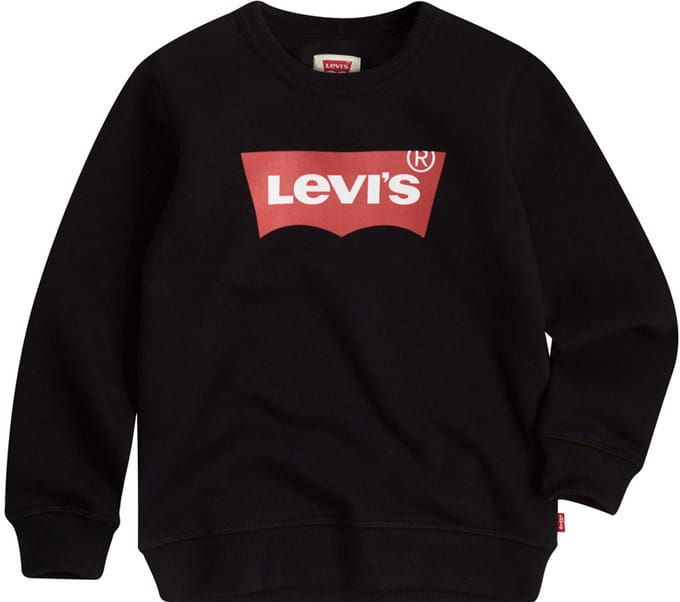 Kindersweater zonder Capuchon Levi's CREW 9E9079 023  Zwart