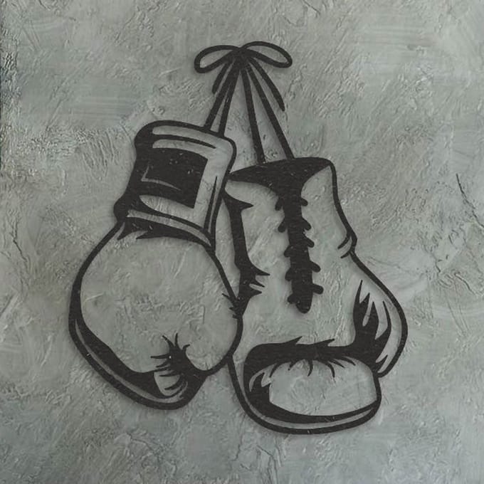 Wanddecoratie | Bokshandschoenen - M (35x40cm)
