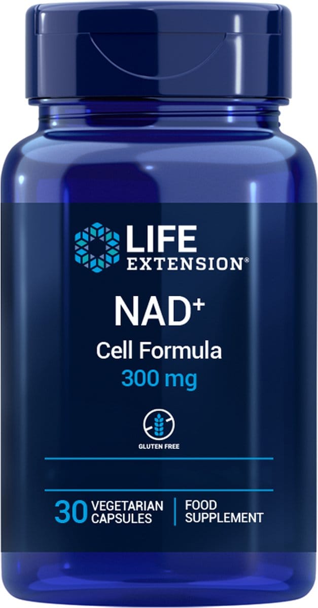 Life extension NAD+ Cell Formula | 30 vegan capsules | 300 mg per capsule