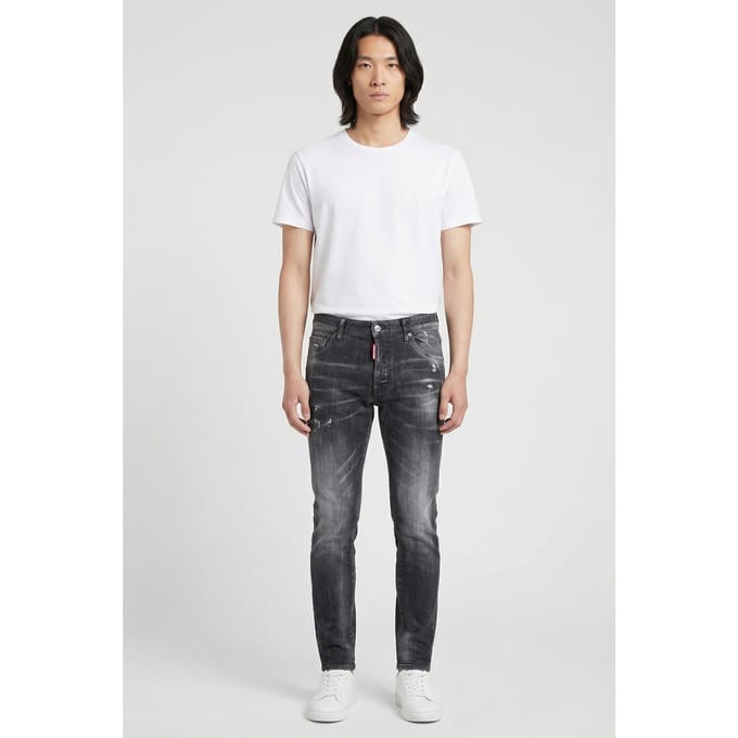 Dsquared2 Jeans 5 Pockets Black Größe: W44 | Slim Jeans Outlet | Herren | Schwarz