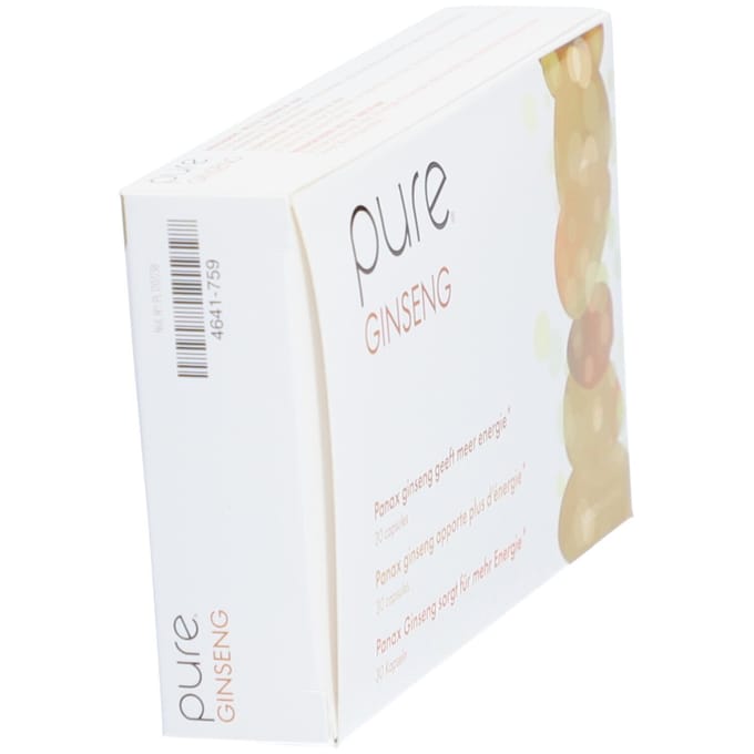 Pure Ginseng 30 Plantaardige Capsules