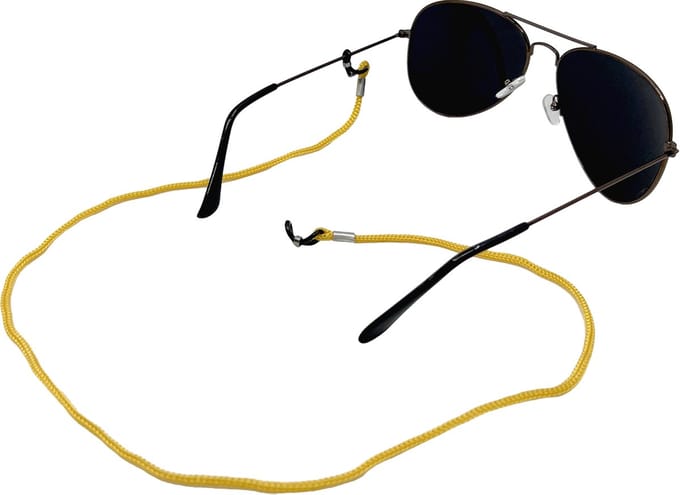 Brillenkoord - Brilkoord - Brilketting - Bril accessoires - 60 cm - Basic - donkergeel