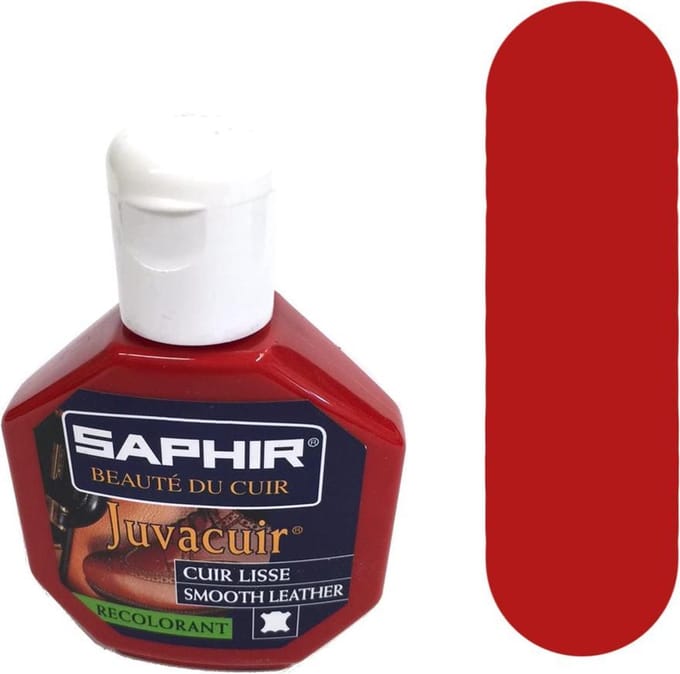 Saphir Juvacuir flacon 75ml. - 11 rood