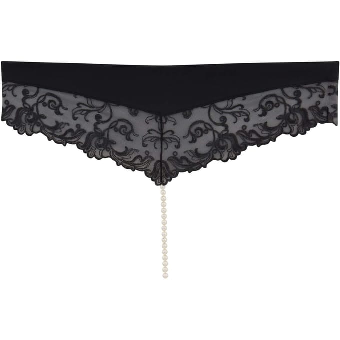 Bracli - Vienna Slip - Luxuriöse Perlenstring-Dessous Größe Plus