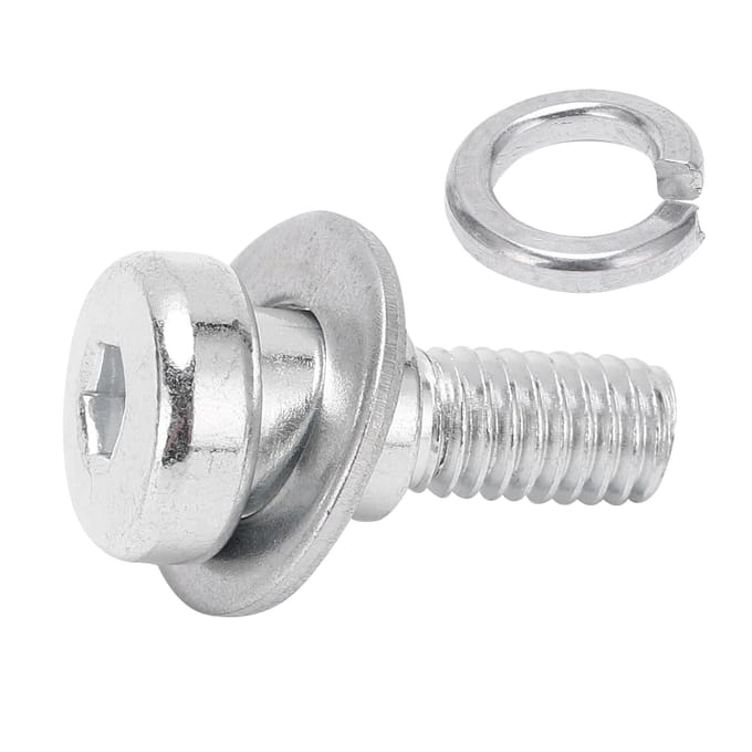 Vaste schroef achterwiel voor Xiaomi M365 elektrische scooter achterwiellagerschroef white