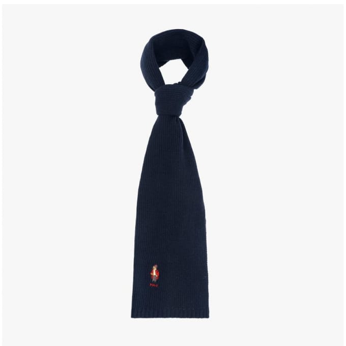 Polo Ralph Lauren Pc1300 433 Holiday Bear Gebreide Sjaal PC1300-433 gray