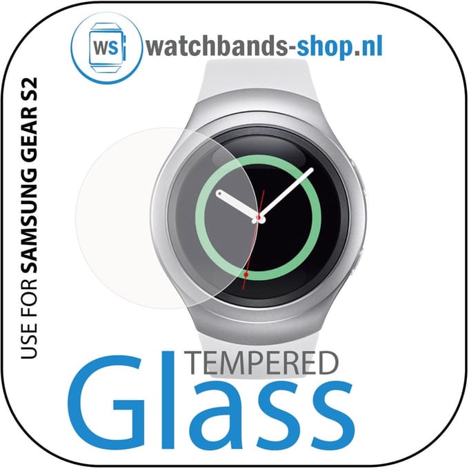 Screenprotector - Samsung Gear S2 - transparant - gehard glas 9H