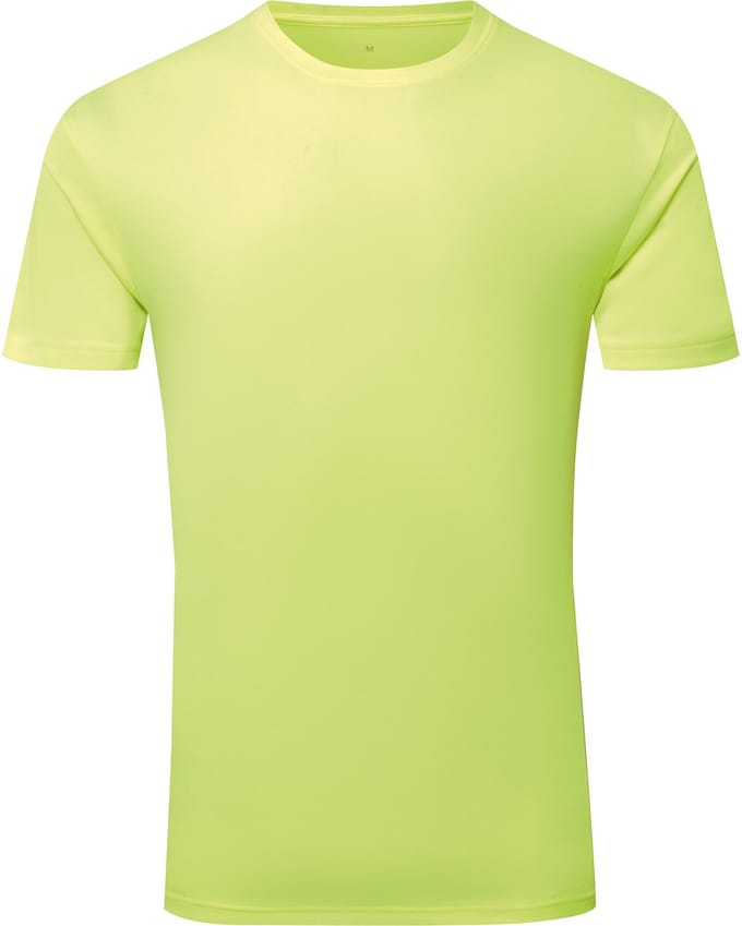 TriDri Men´s Textured Recycled T-Shirt TR503 - Lightning Yellow - L