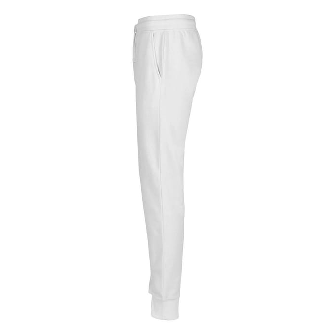 SOLS Heren Jake Slim Joggingbroek (Wit)