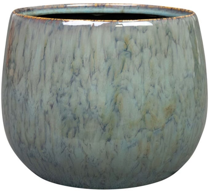 Ter Steege Bloempot Blauw D 21 cm H 17 cm Opening 16.5 cm
