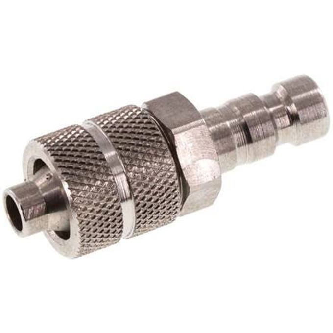 RVS 306L DN 2.7 (Micro) Luchtkoppeling Insteeknippel 4x6 mm Push-On - CLP2-N-SSL-P-4