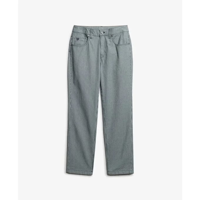 Gestreepte damesbroek Superdry Straight