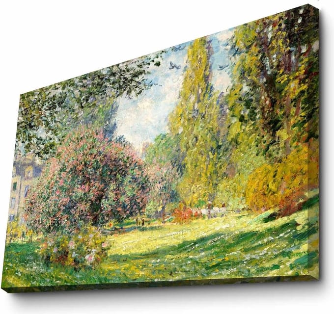 Asir - Decoratief schilderij op canvas - Veelkleurig - 100% suède canvas - 70 x 100 cm