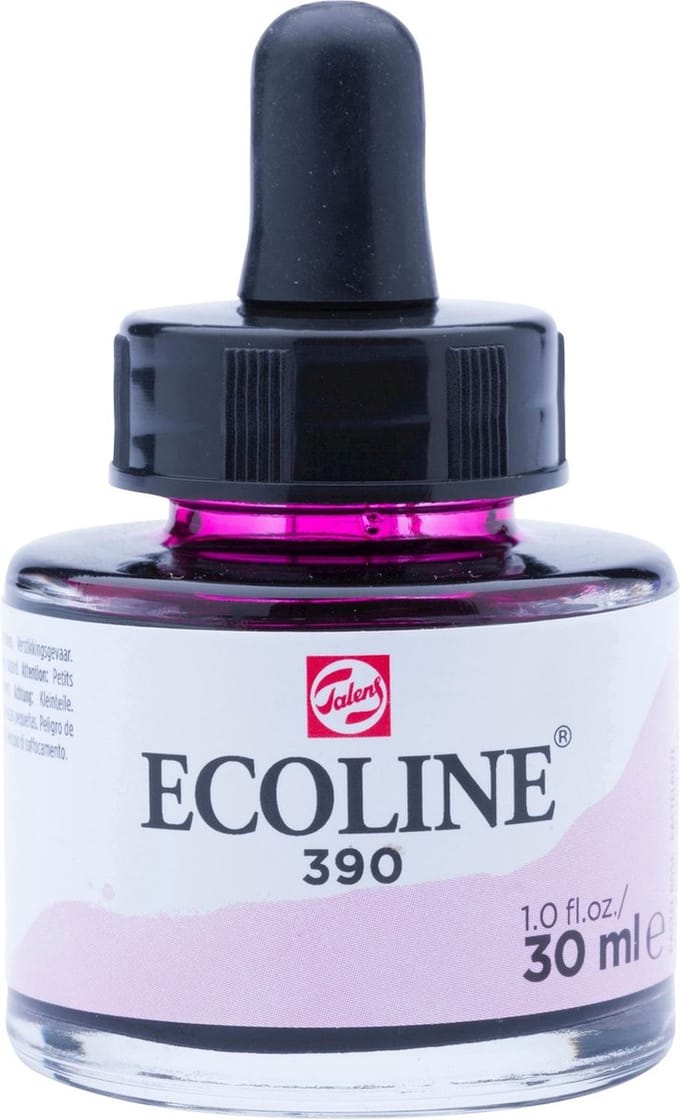 Ecoline 30 ml 390 Pastelroze